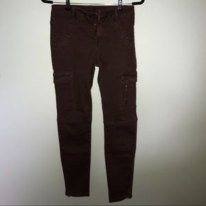 Maroon Jeans